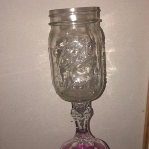 Mason jar goblet